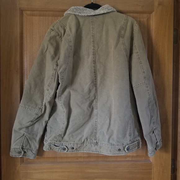 Men's Vintage Levis Tan Canvas Jacket - Picture 6 of 9
